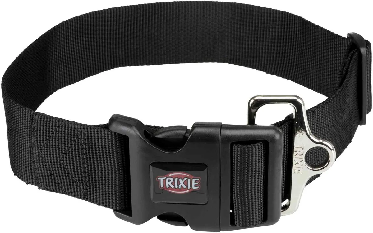 Trixie Halsband Hond Premium - Zwart