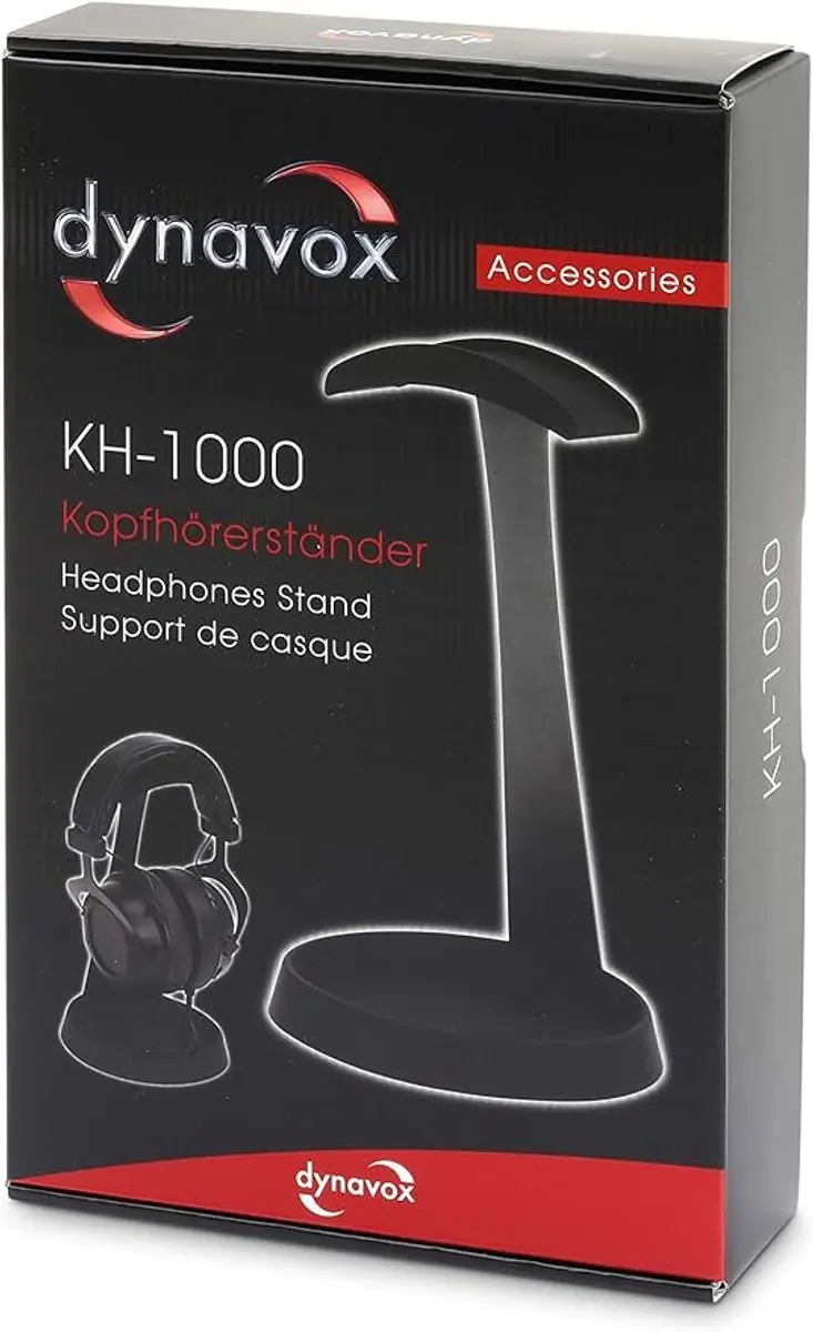 Dynavox KH-1000 Koptelefoonstandaard - Zwart - afbeelding 4 van 4