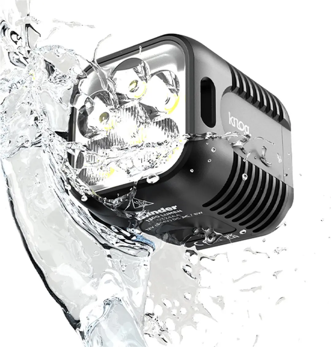 Knog Blinder E 1300 - 1300 lumen - Zwart - afbeelding 4 van 6
