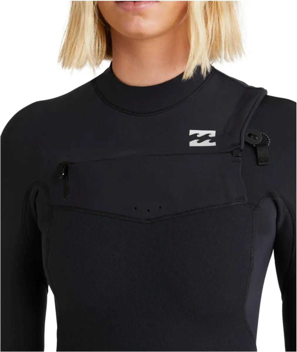 Billabong Furnace 4/3mm Dames Wetsuit - Borstrits - afbeelding 2 van 6