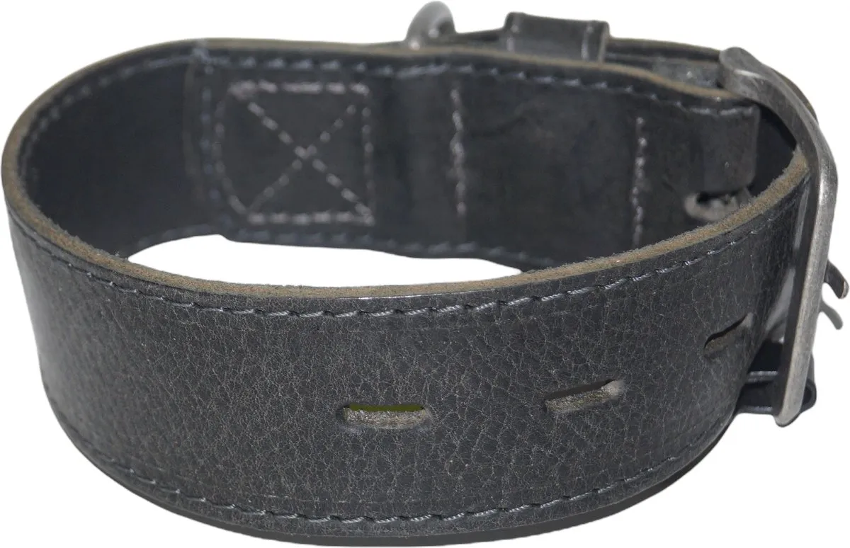 Flamingo Karlie Bravery Halsband - Mat Antraciet XS