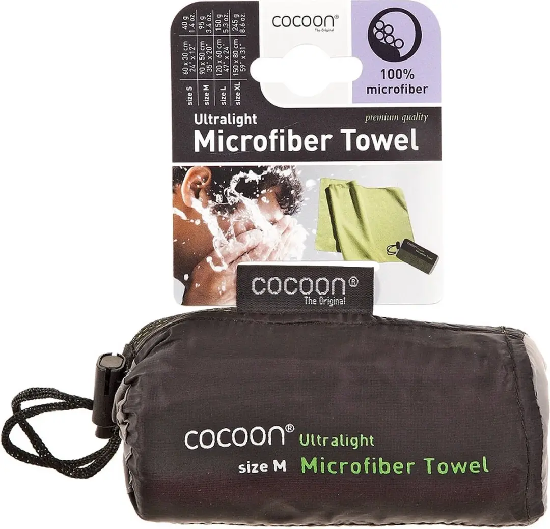 Cocoon Towel Ultralight Microvezel Handdoek - Medium - Manatee Grey - afbeelding 3 van 6