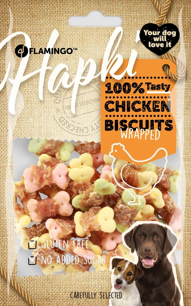 Flamingo Hapki Kleine Koekjes Kip 85g