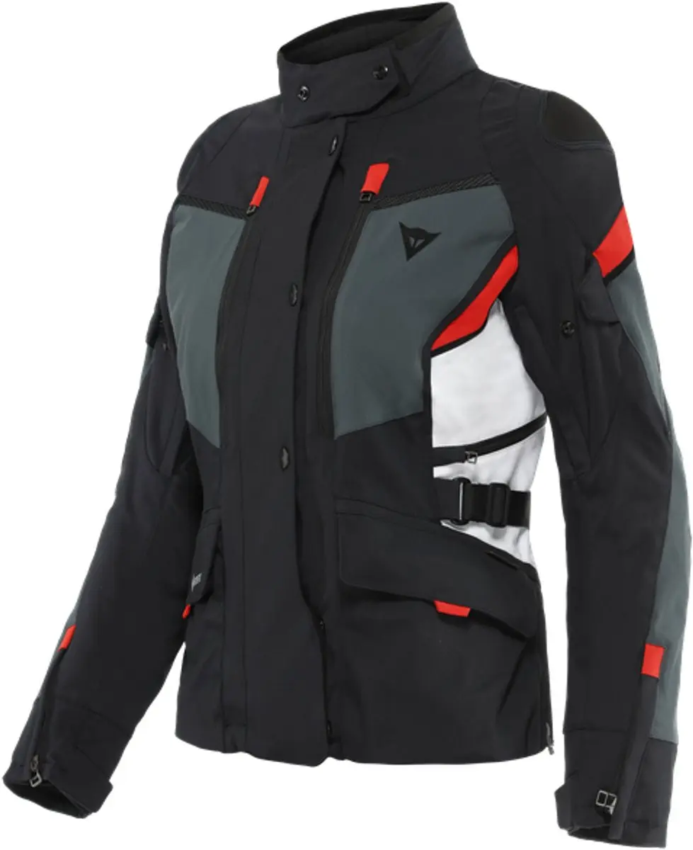 Dainese Carve Master 3 Gore-Tex Jas Dames Zwart Ebony Lava Rood