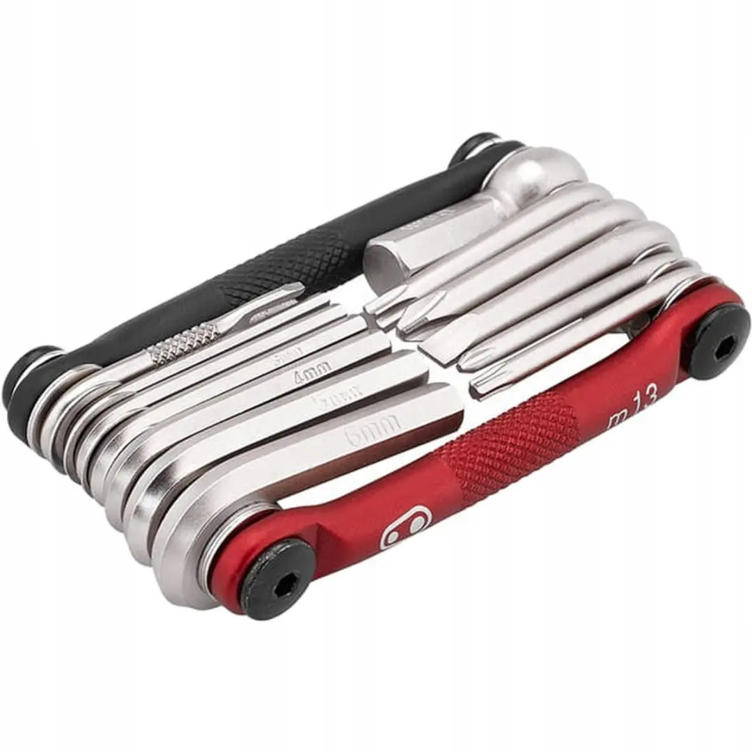 Crankbrothers Multi-13 Fiets Multitool - Zwart/Rood - afbeelding 4 van 6