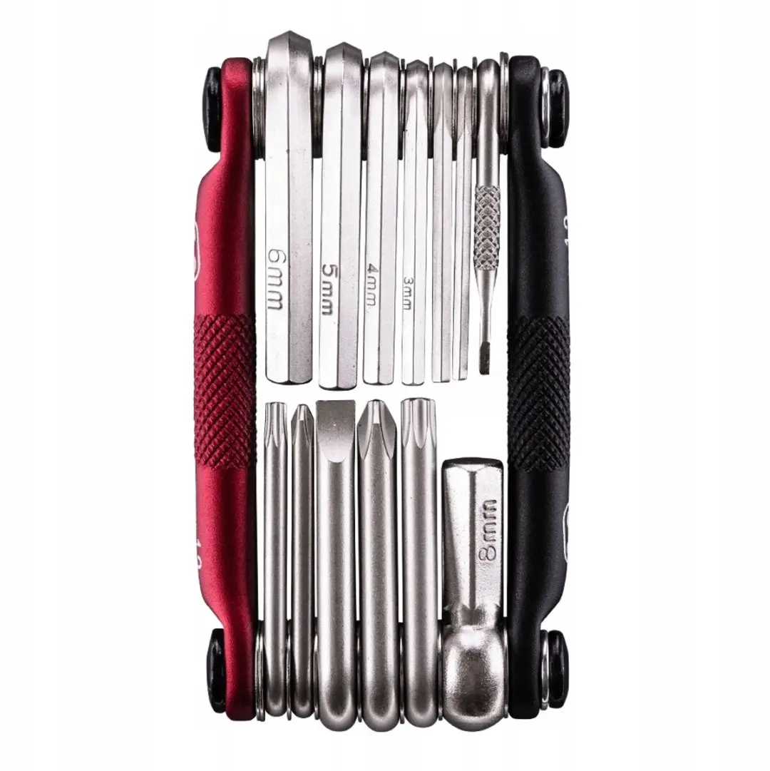 Crankbrothers Multi-13 Fiets Multitool - Zwart/Rood - afbeelding 6 van 6