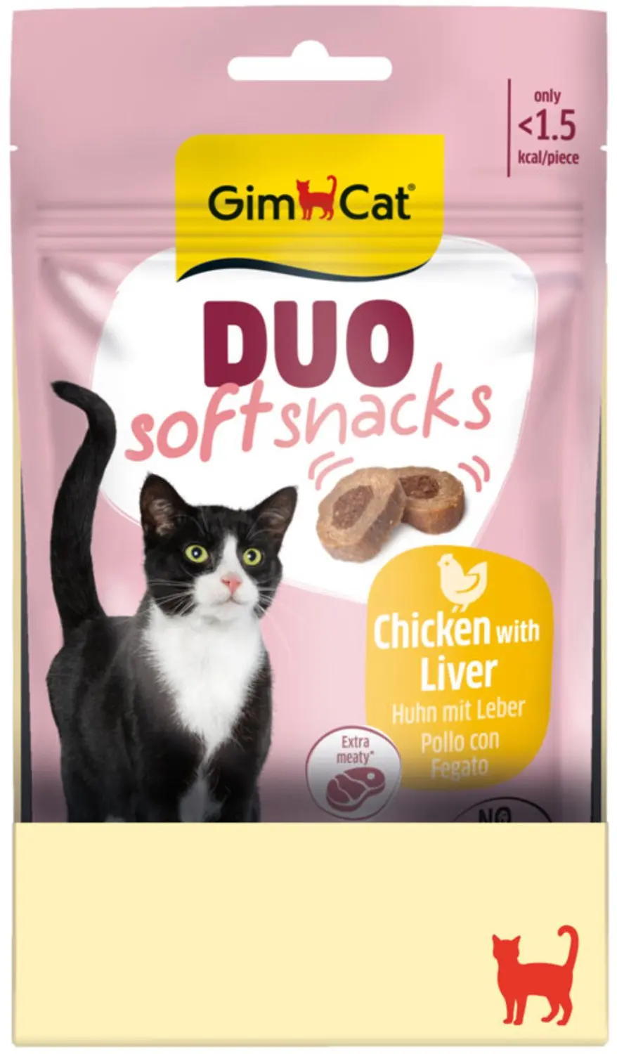 GimCat Duo Kattensnack Kip & Lever