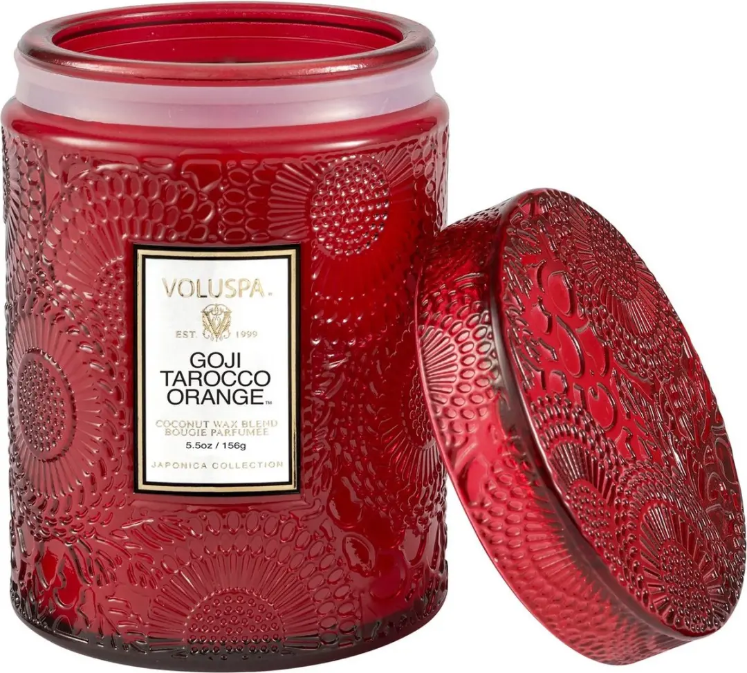 Voluspa Japonica Goji Tarocco Orange Geurkaars - 156g - afbeelding 2 van 3
