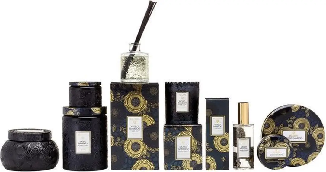 Voluspa Japonica Moso Bamboo Geurkaars - Groot - afbeelding 2 van 4