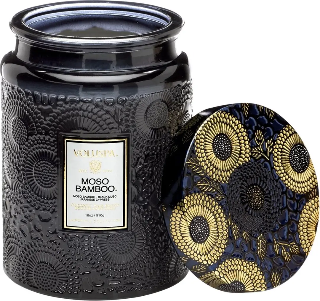 Voluspa Japonica Moso Bamboo Geurkaars - Groot - afbeelding 4 van 4
