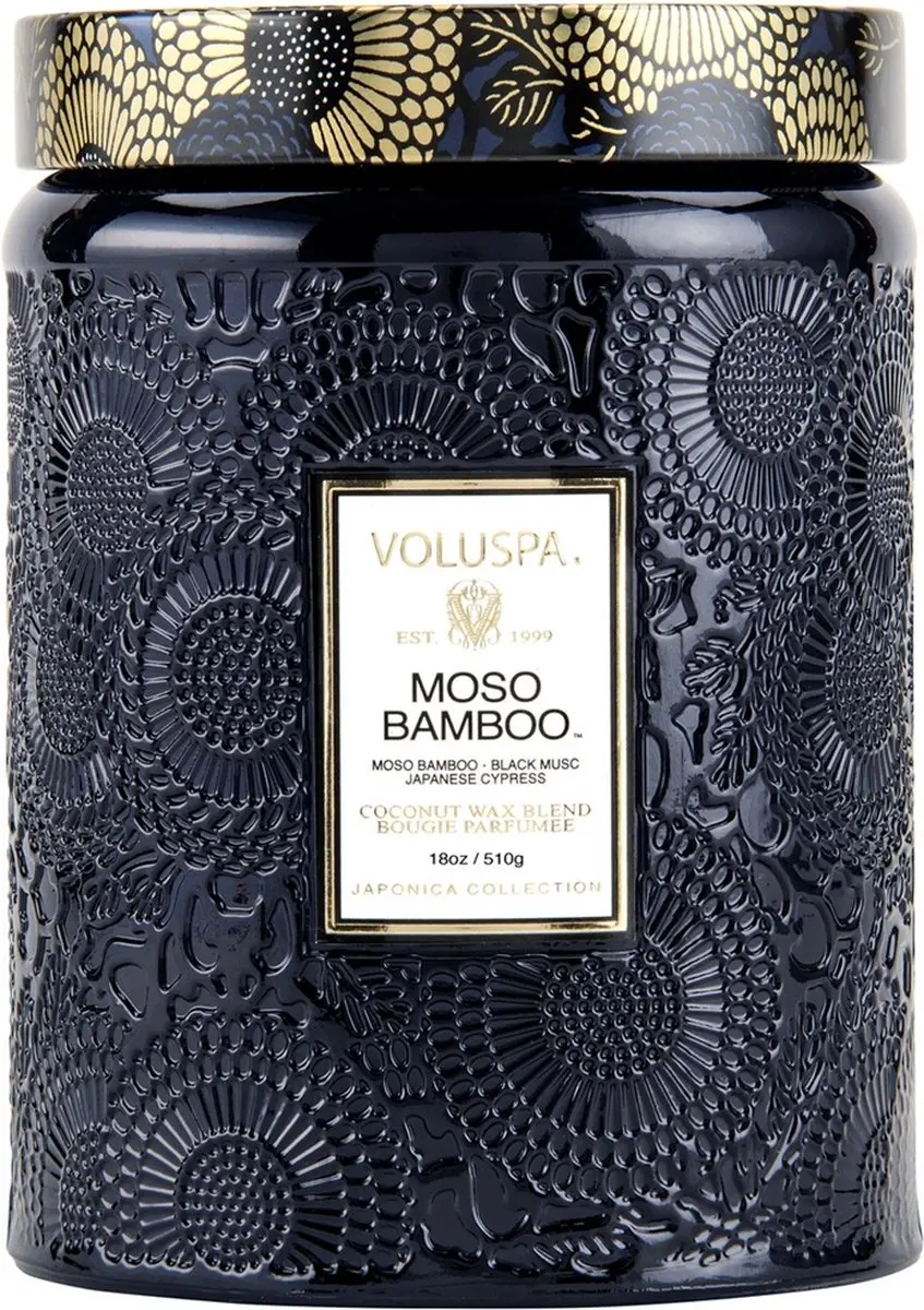 Voluspa Japonica Moso Bamboo Geurkaars - Groot - afbeelding 3 van 4