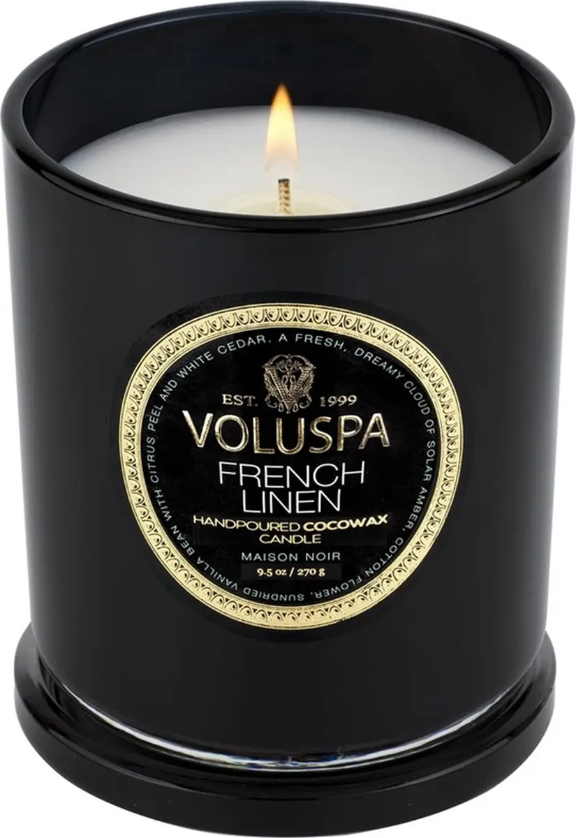 Voluspa Maison Noir Geurkaars French Linen