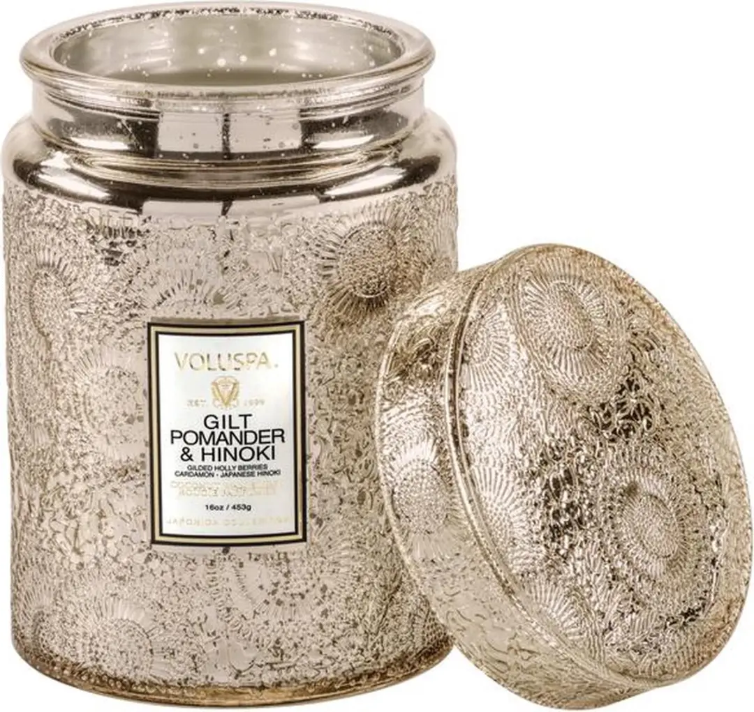 Voluspa Japonica Geurkaars Gilt Pomander & Hinoki 510g
