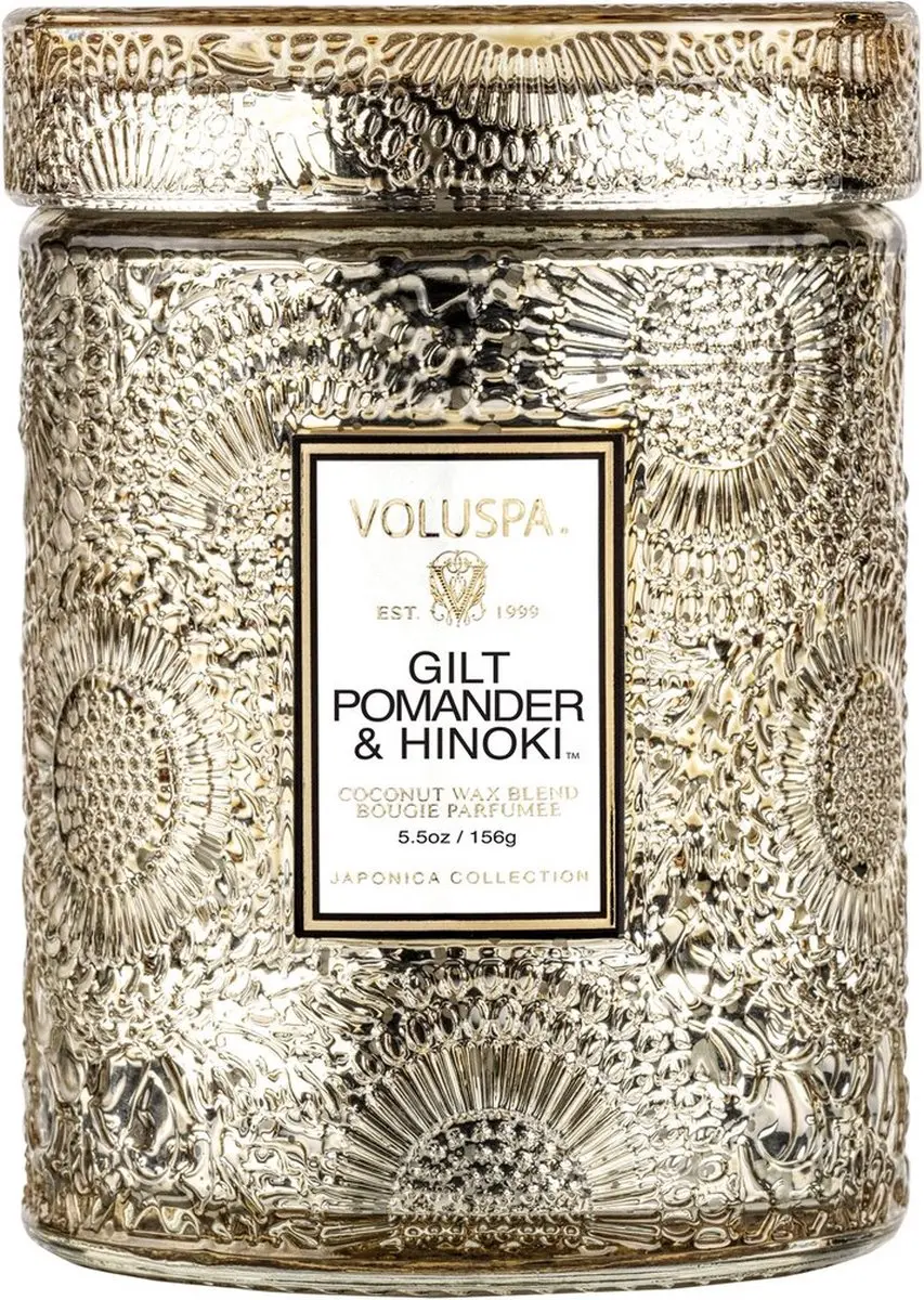 Voluspa Japonica Gilt Pomander & Hinoki Geurkaars