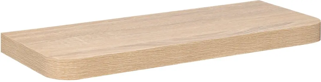 5Five Fixy Afgeronde Wandplank - 60x24x4cm - Beige