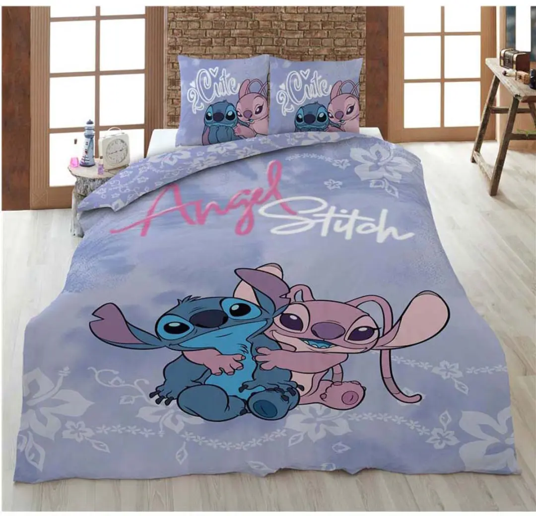 Lilo & Stitch dekbedovertrek 140x200cm - polykatoen - afbeelding 3 van 3