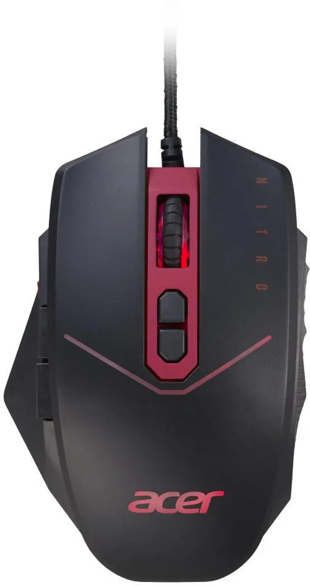 Acer Nitro GP.MCE11.01R Gaming Muis - 8 Knoppen - Zwart