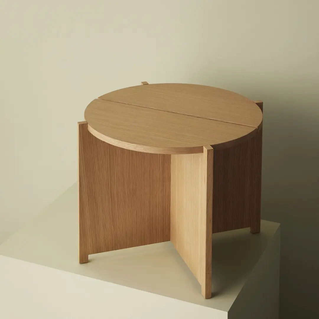 Hübsch Dash Bijzettafel - Ø55cm - Natuurlijk - afbeelding 5 van 6
