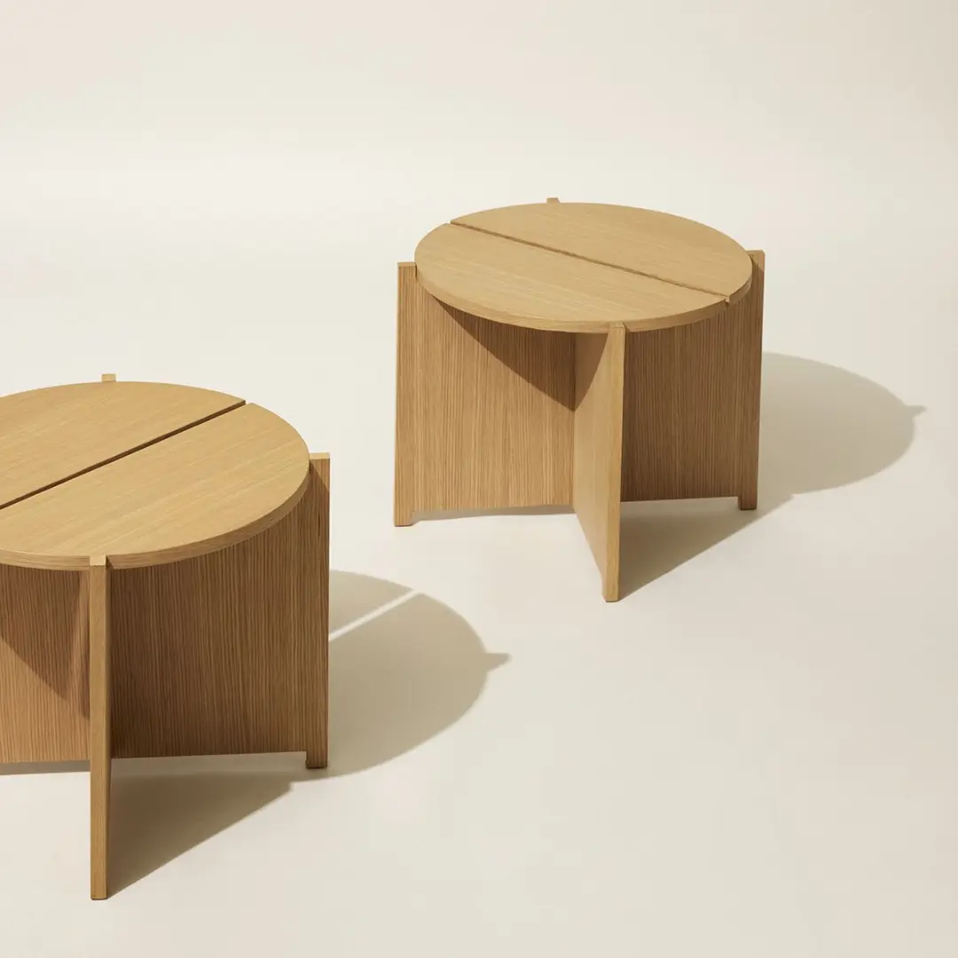 Hübsch Dash Bijzettafel - Ø55cm - Natuurlijk - afbeelding 6 van 6