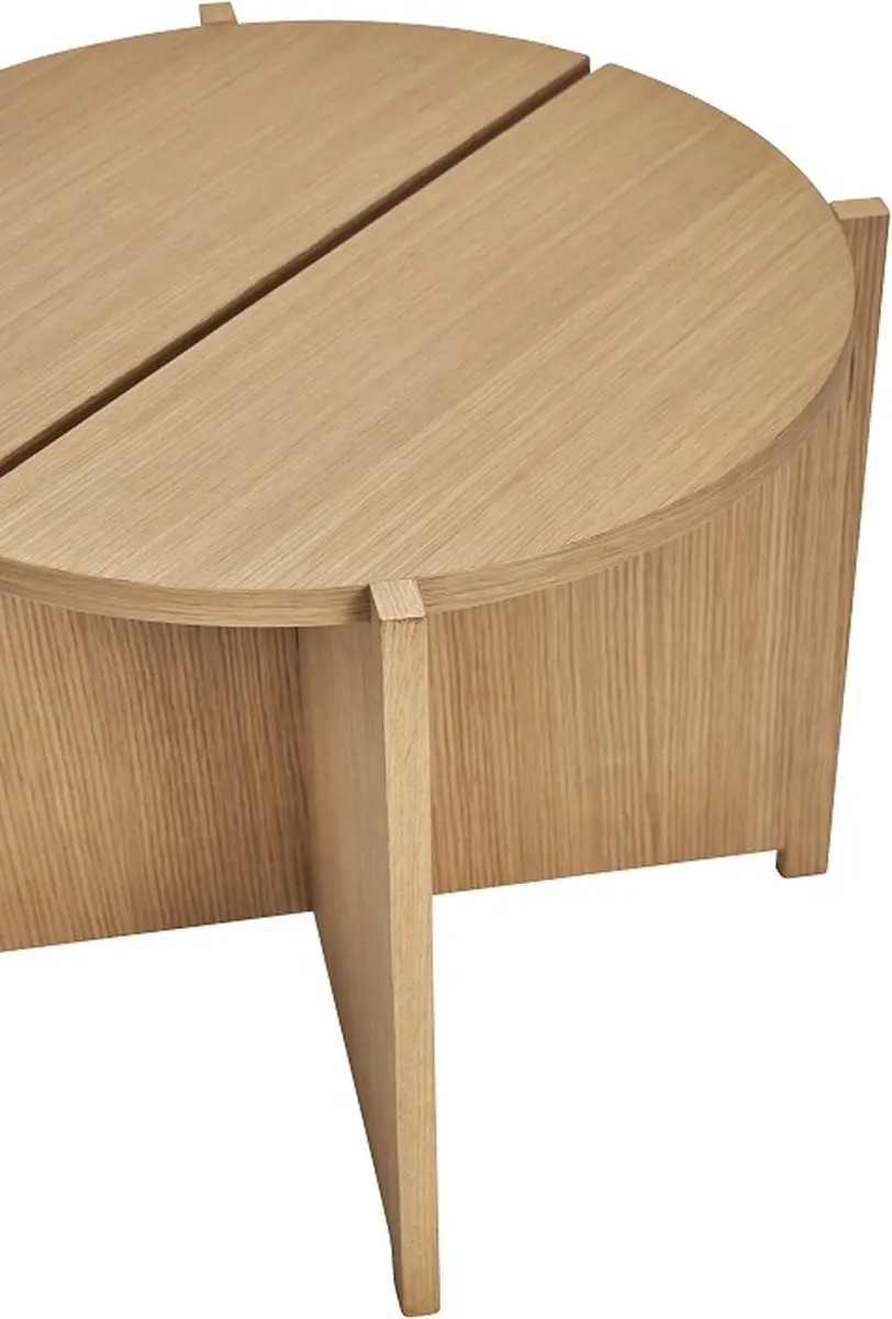 Hübsch Dash Bijzettafel - Ø55cm - Natuurlijk - afbeelding 3 van 6