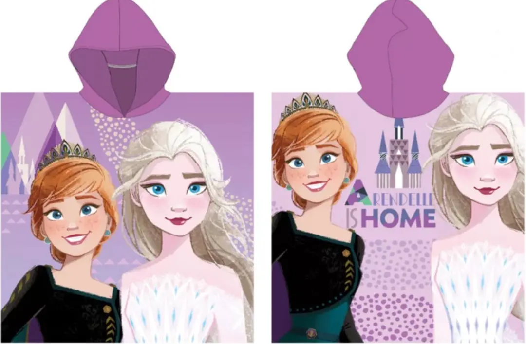 Frozen Poncho met Capuchon