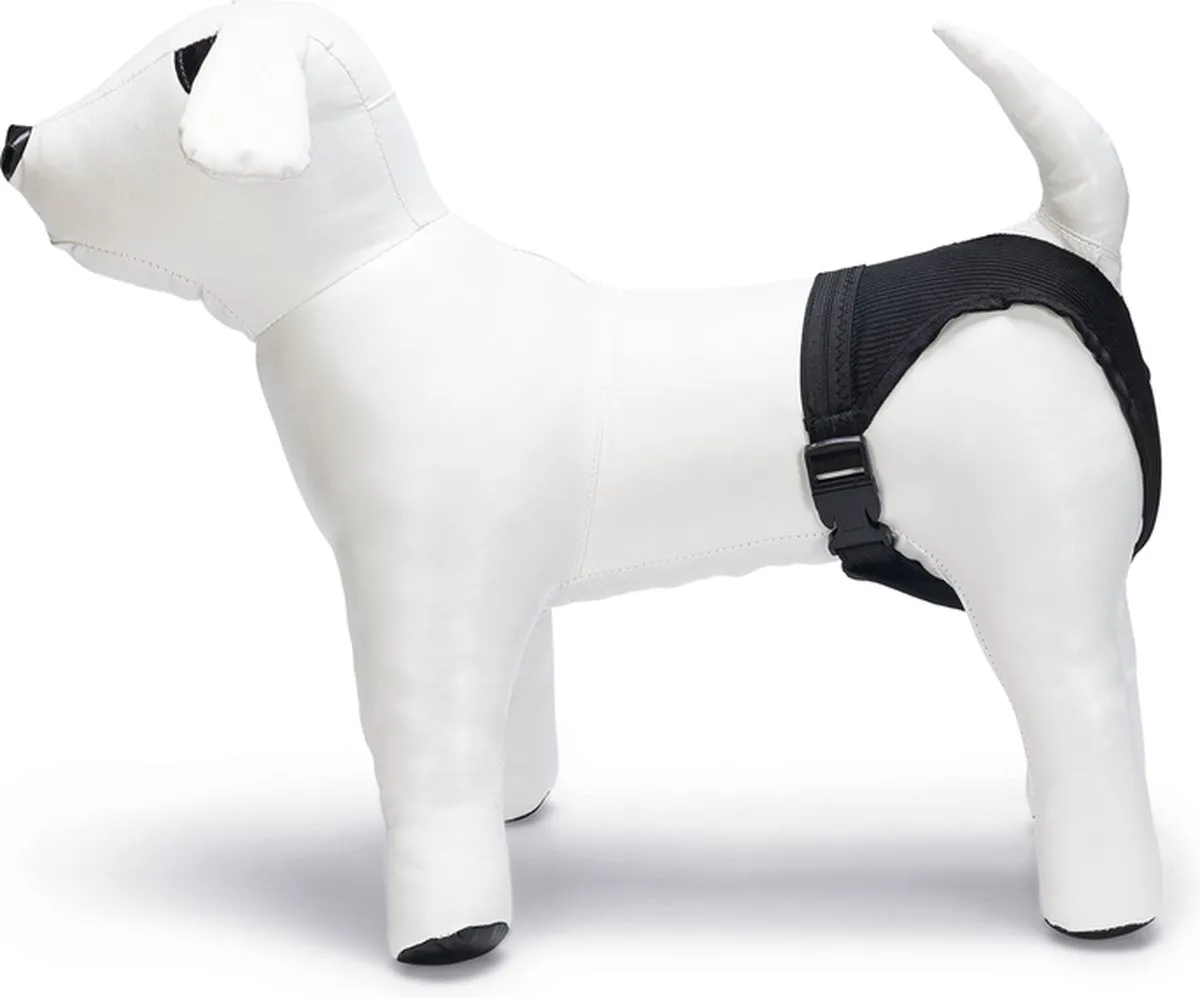 Beeztees Loopsheidbroekje XS - 22-28 cm - Zwart