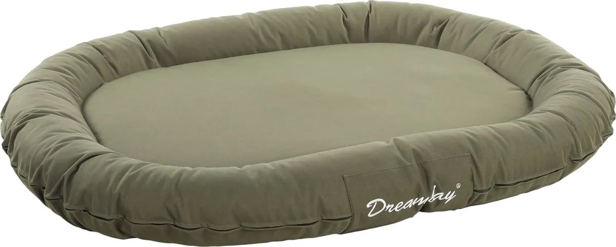 Flamingo Dreambay Hondenkussen Olijfgroen XL - 120x90x16cm