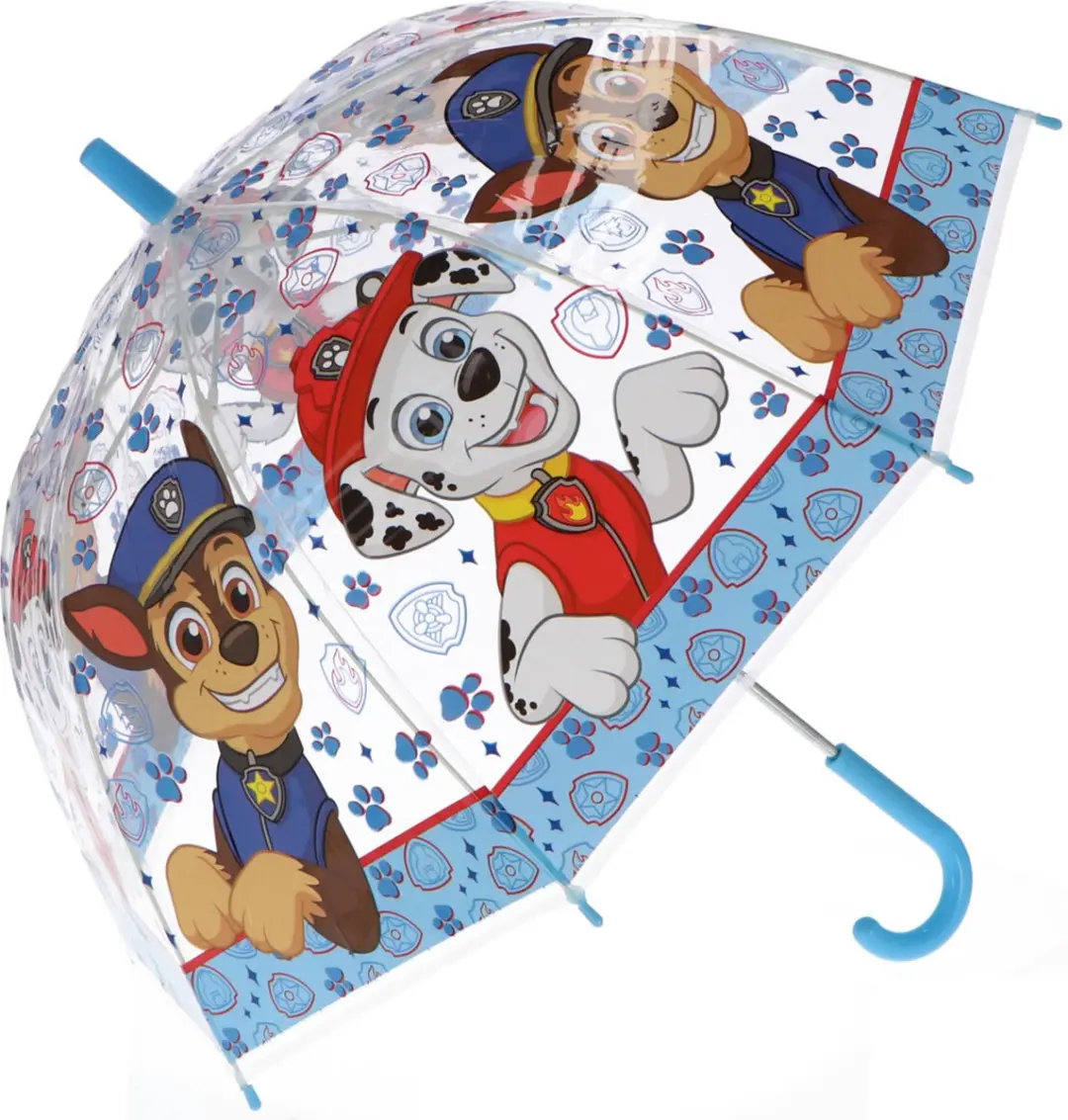 PAW Patrol Paraplu 150cm - Zwart/Wit - afbeelding 5 van 6
