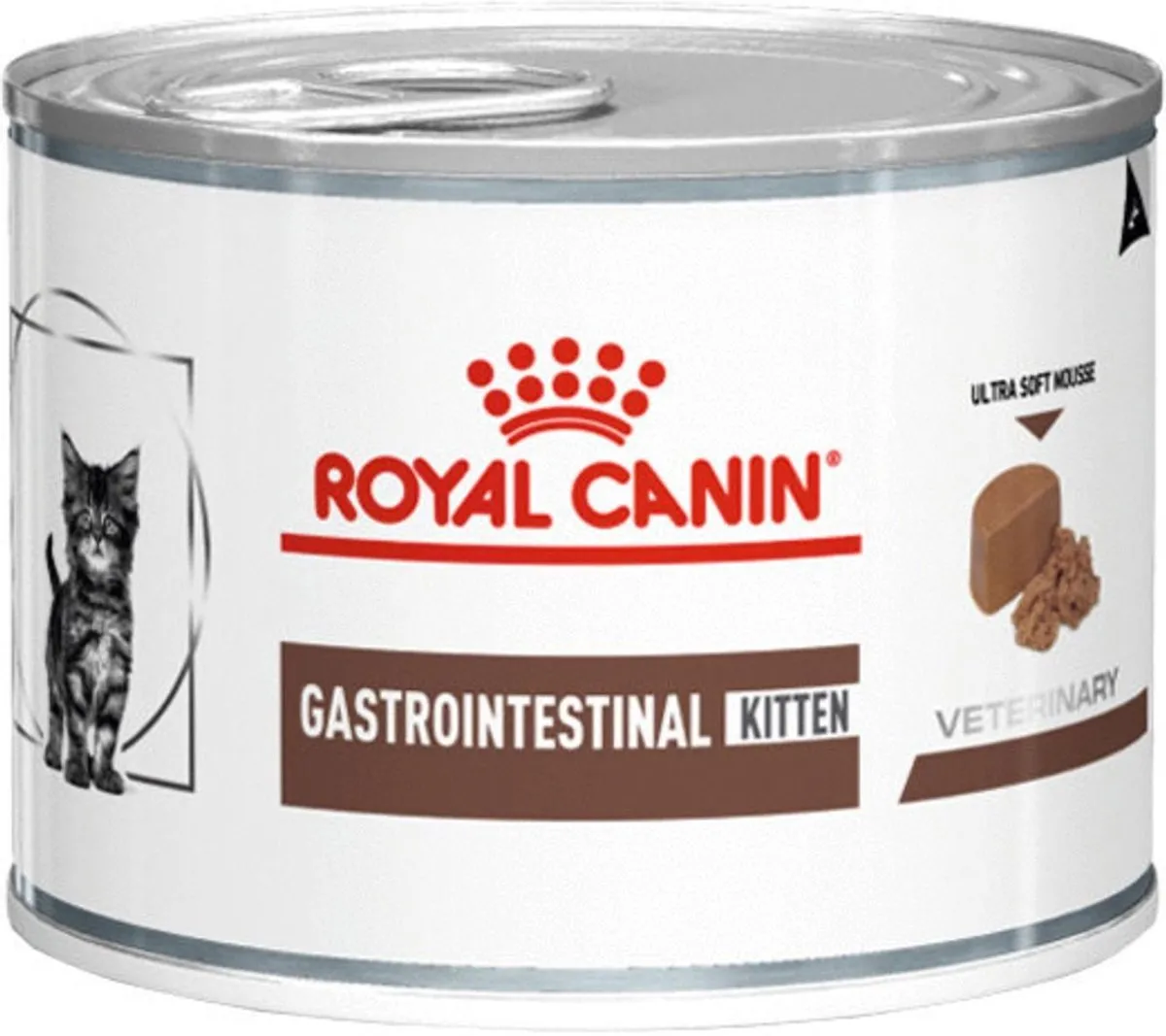 Royal Canin Veterinary Diet Gastro Intestinal Kitten Blik - Kattenvoer - 195 g