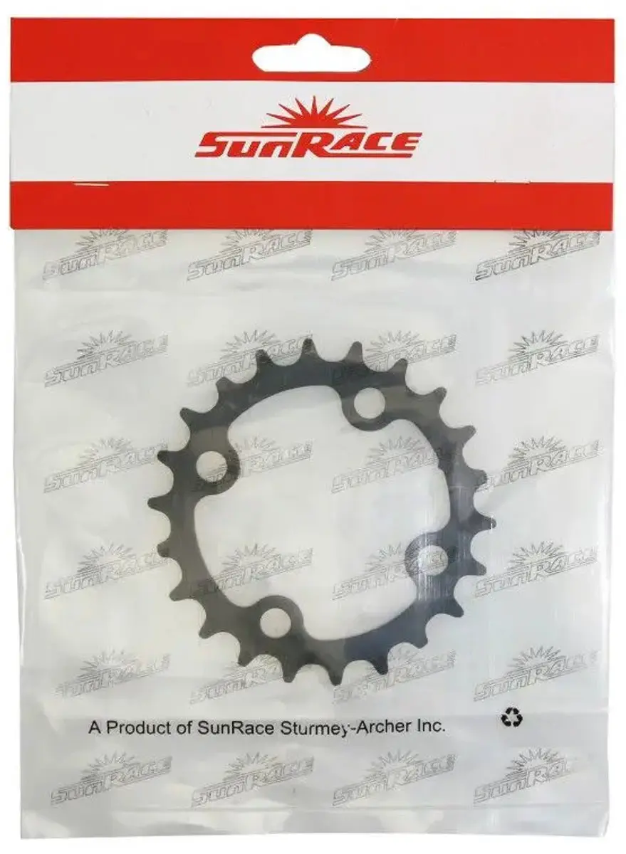 Sunrace 4BRA Triple Binnenste Kettingblad MTB - Zwart - afbeelding 2 van 2