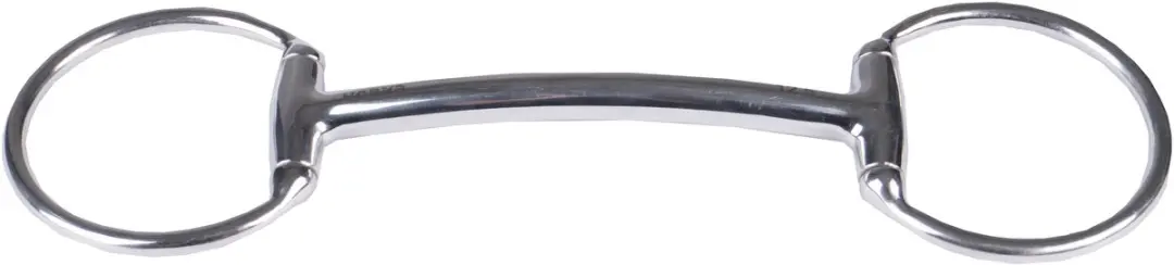 Horka Bustrens - ongebroken mondstuk - lichtgebogen Rvs 13,5cm