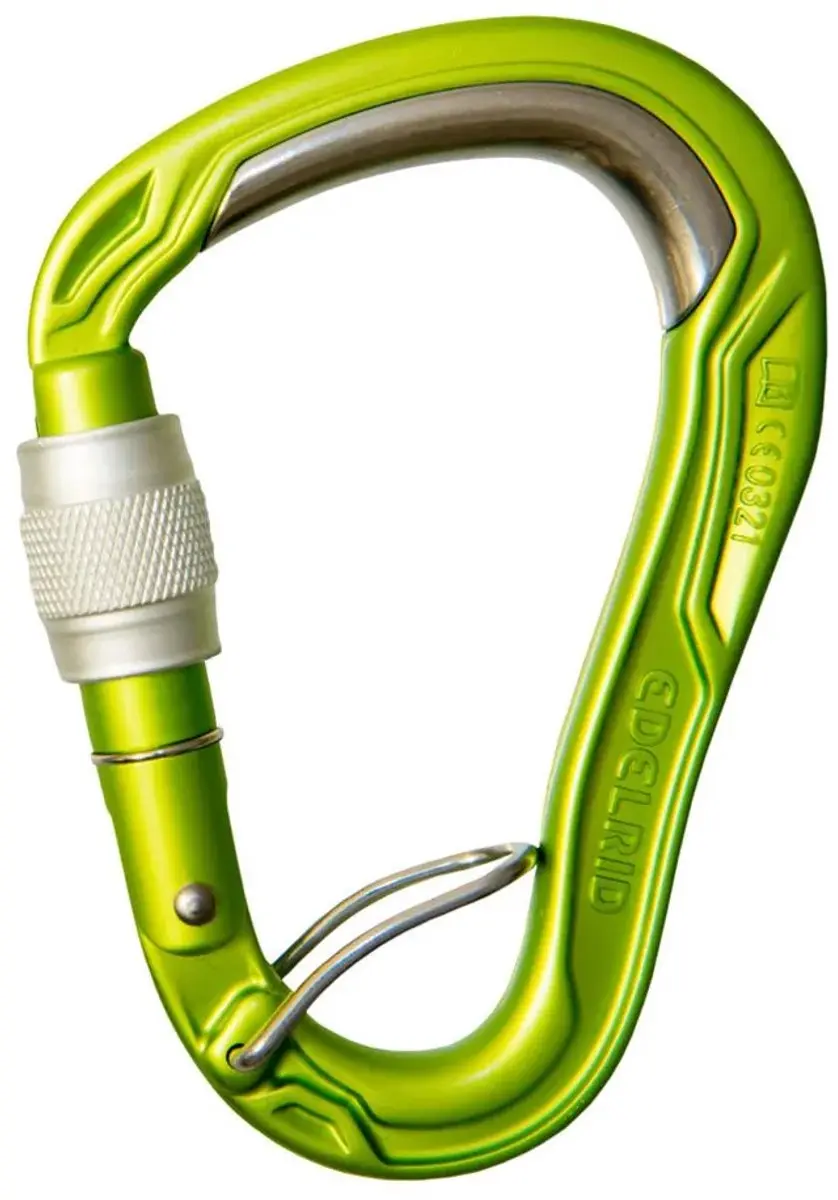 Edelrid Hms Bulletproof Screw Fg Karabijnhaak Geel