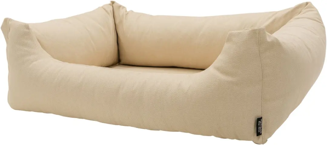 Hondenmand ca.100x80x25cm Beige canvas eco+