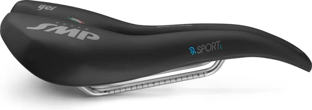 Selle SMP E-Sport Large Gel Zadel - Zwart - afbeelding 5 van 6