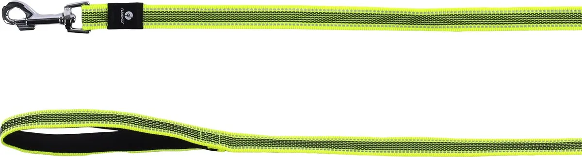Flamingo Xeno Looplijn 130cm Fluogeel