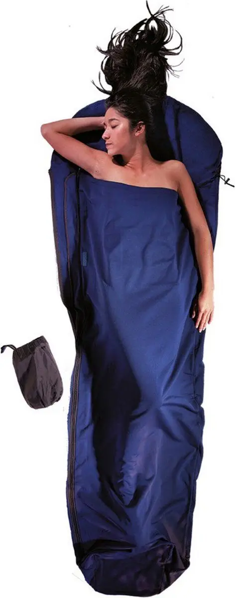 Cocoon Microfleece Mummyliner - Dark Petrol - Rechts - afbeelding 4 van 5