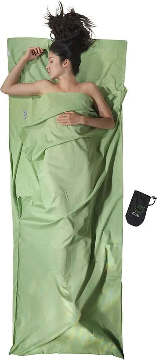 Cocoon TravelSheet Lakenzak - Organic Cotton - Groen - afbeelding 2 van 4