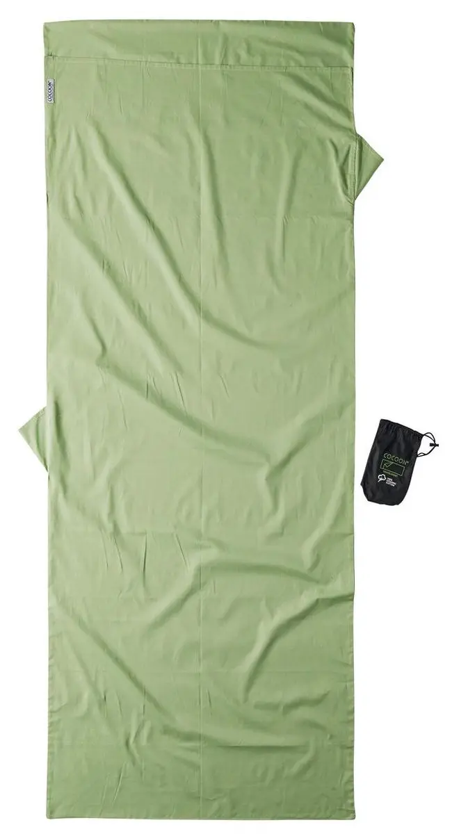 Cocoon TravelSheet Lakenzak - Organic Cotton - Groen - afbeelding 3 van 4