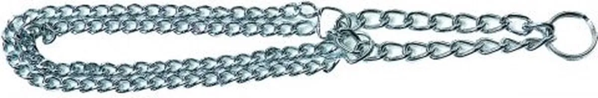 Flamingo Mio Anti-trek Halsband M 38-50cm - Zilver