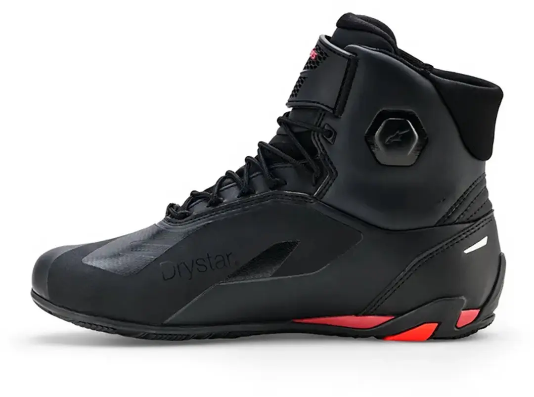 Alpinestars Faster-4 Drystar Motorschoenen - Black/Rio Red/Red Fluo - afbeelding 4 van 4