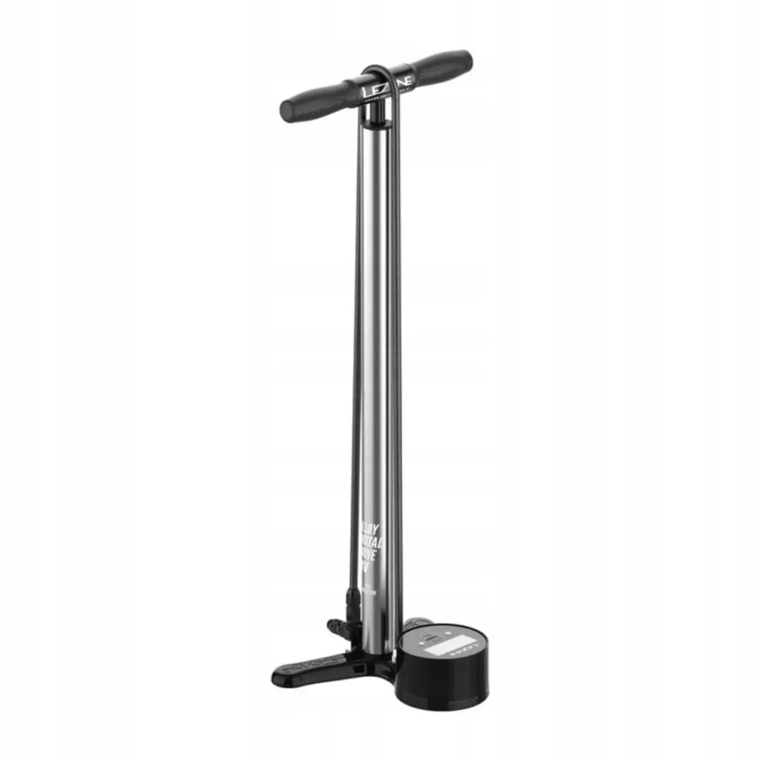 Lezyne Alloy HV Digital Drive 3.5 Vloerenpomp Zilver