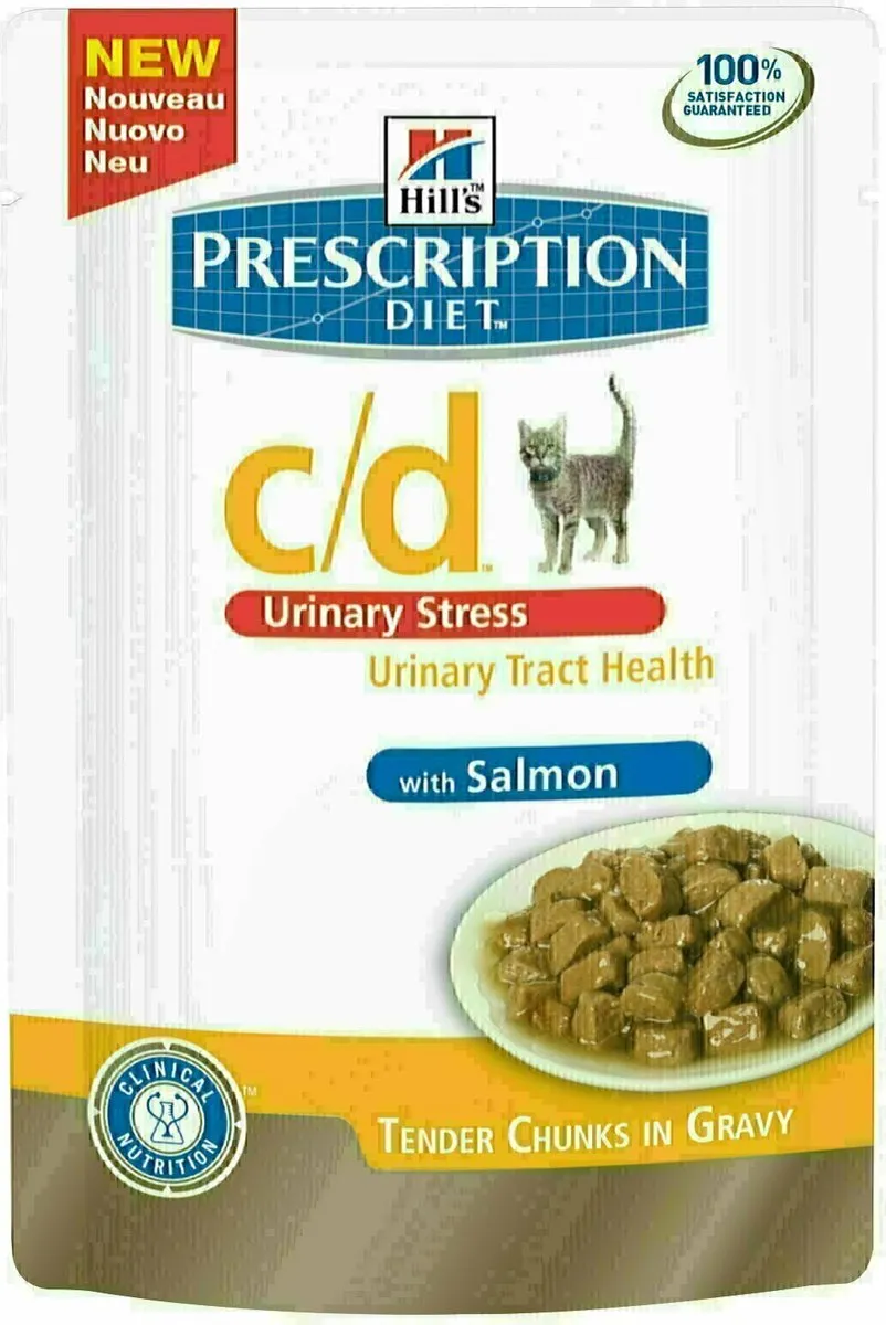 Hill's Prescription Diet C/D Urinary Stress Zalm Kattenvoer