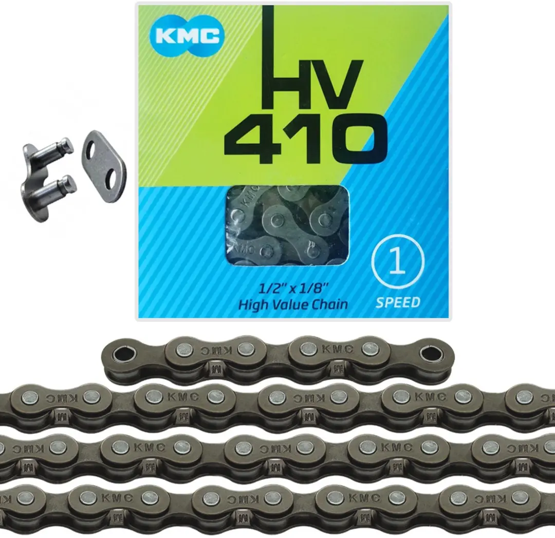 KMC HV 410 Ketting 112 Schakels Grijs-Bruin met Schakelpen