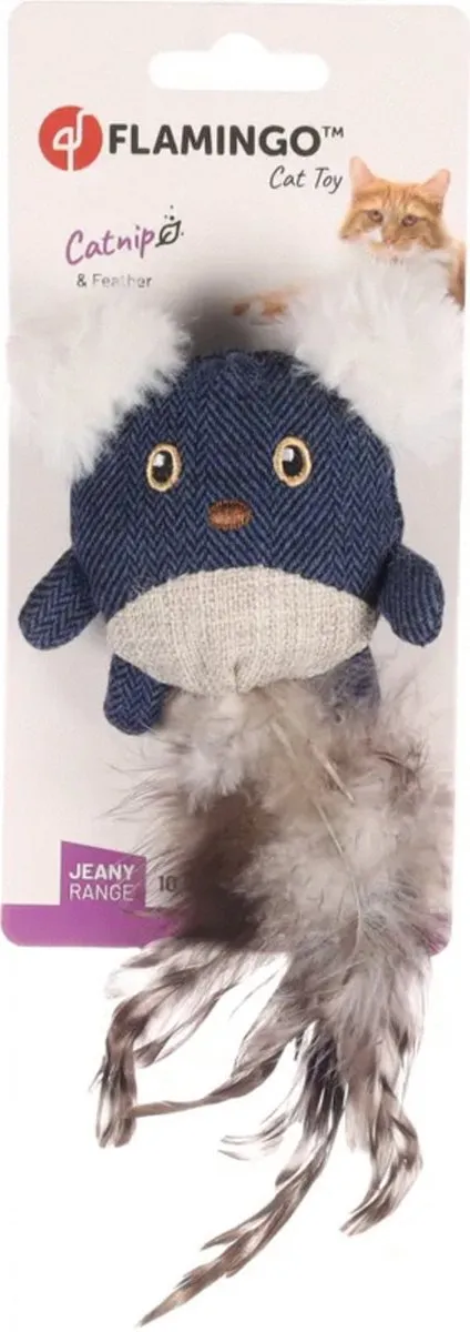 Flamingo Jeany Muis Kattenspeelgoed 20x10cm