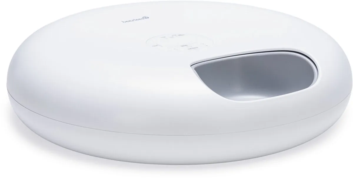 Beeztees Automatische Voerbak Onni - 0.30L - 6 Maaltijden - Wit