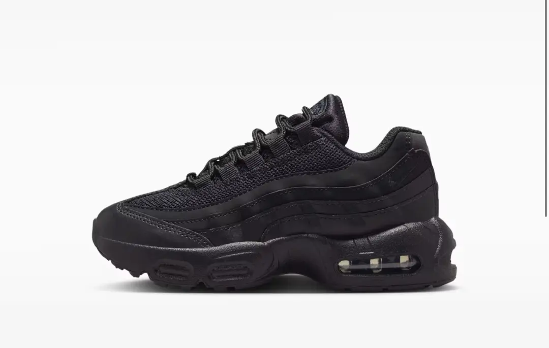 Nike Air Max 95 Recraft Kinderschoenen - Zwart - Maat 31.5 - afbeelding 6 van 6