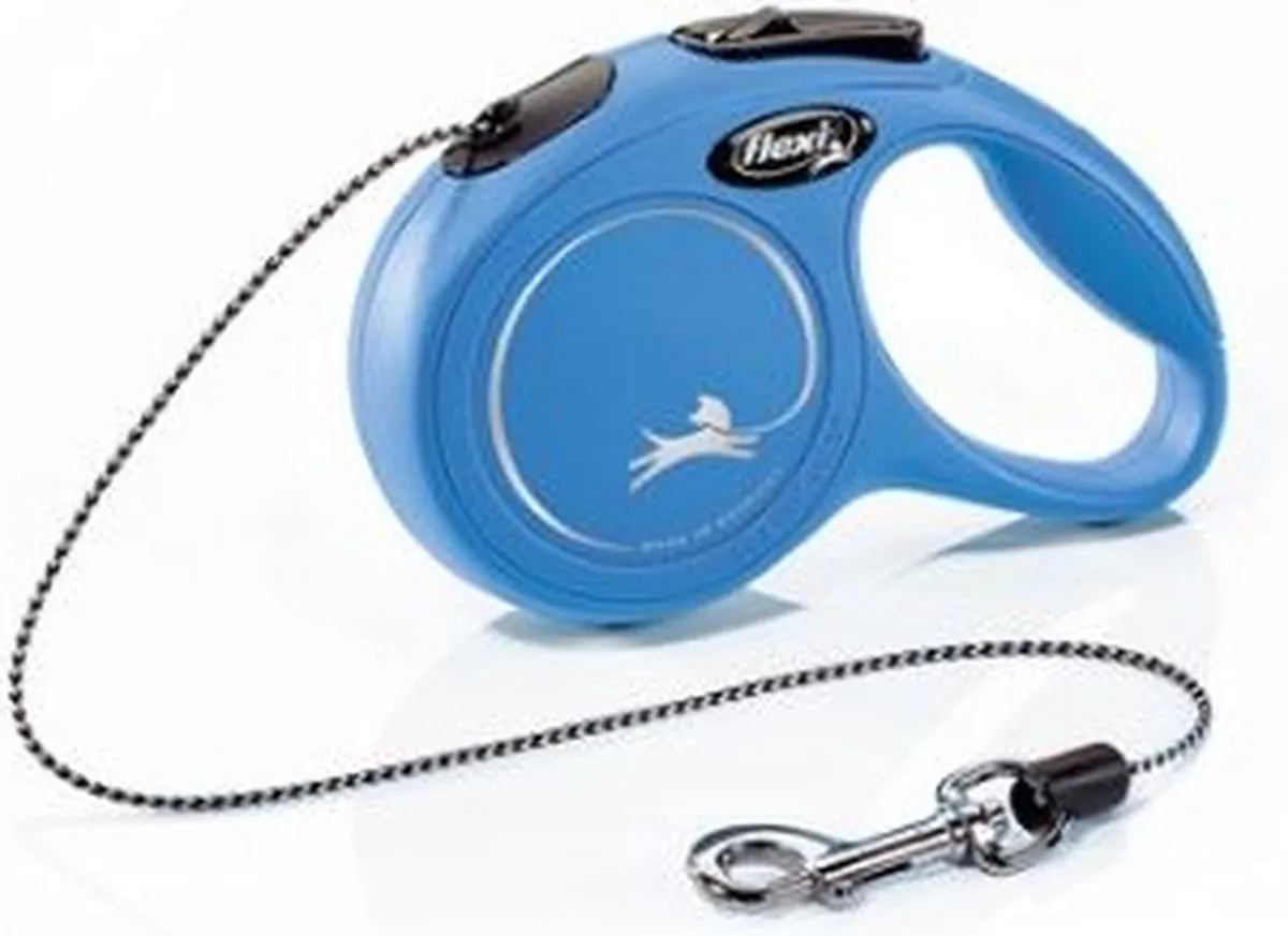 Flexi New Classic Koord Hondenriem - Blauw XS - 3m - afbeelding 6 van 6