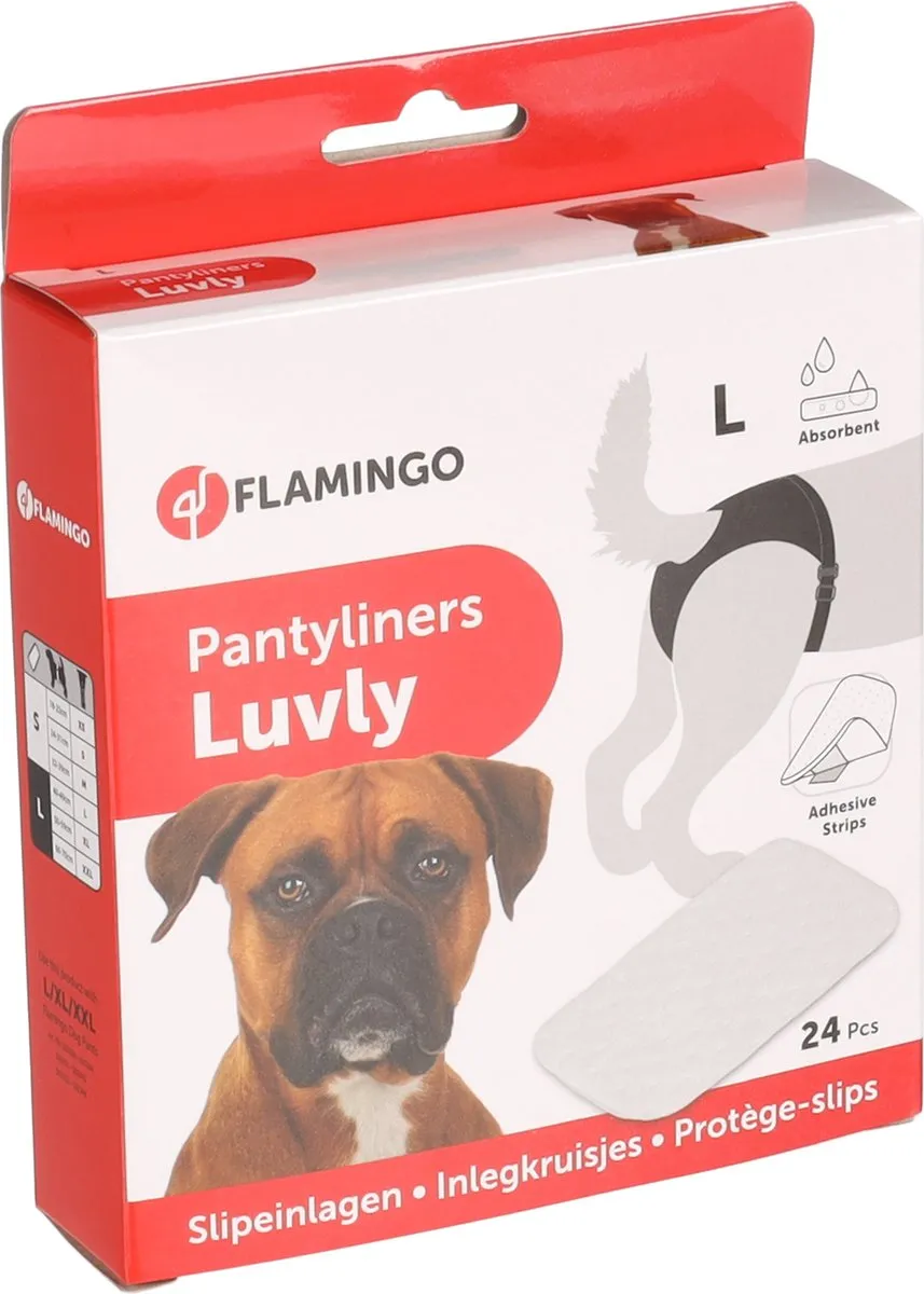 Flamingo Luvly Inlegkruisje Hond L - 24 Stuks