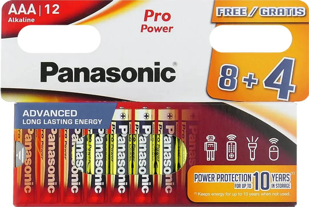 Panasonic Pro Power AAA LR03 batterijen