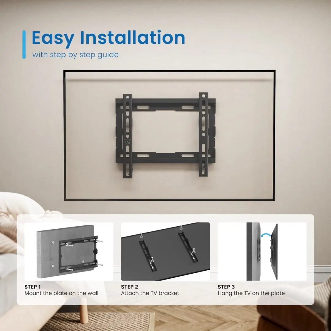 Ewent Easy Fix M Tv-Muurbeugel EW1501 - Tot 42 Inch - afbeelding 2 van 6